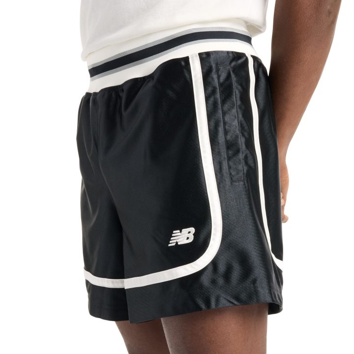 NEW BALANCE POLY TRICOT SHORTS (MS51608BK)