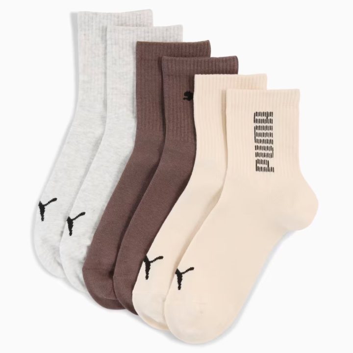 PUMA RIB LOGO SHORT SOCK 3P (947216-02)