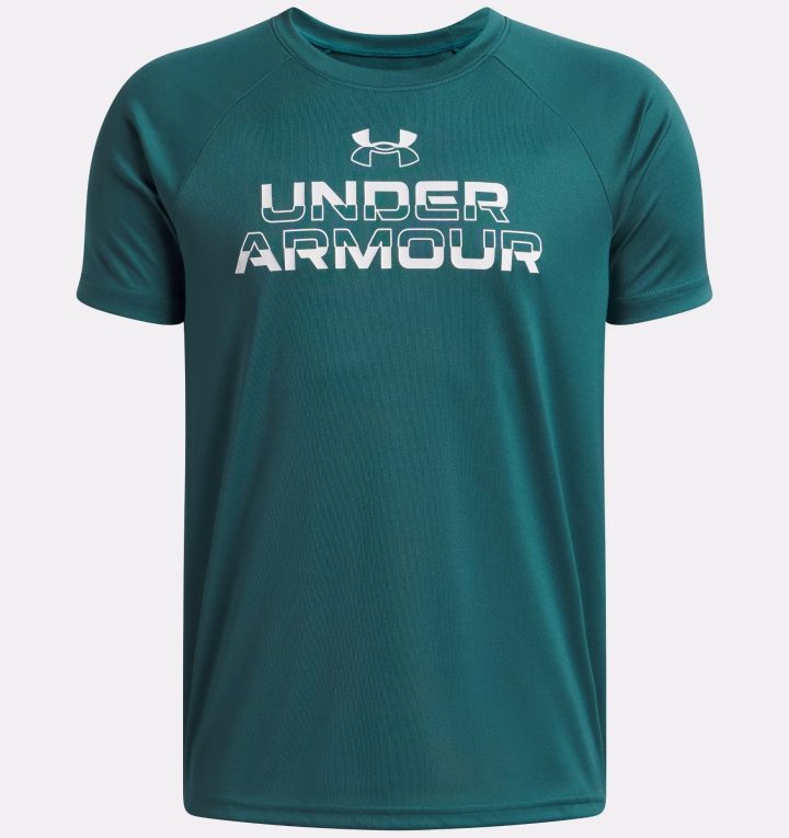 UNDER ARMOUR TECH SPLIT WordmarkSS TEE BOYS  (1383010-338)