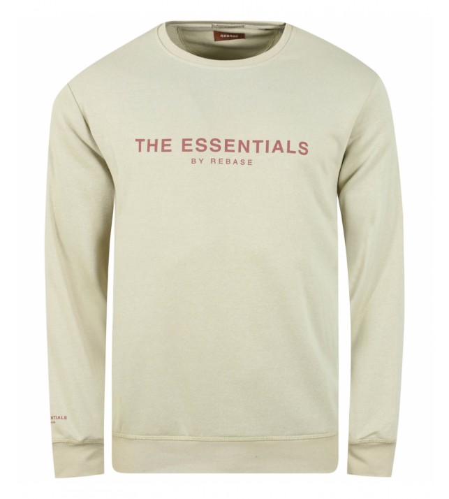 REBASE TERRY FL HOODIE (RMTOP-75 BEIGE)