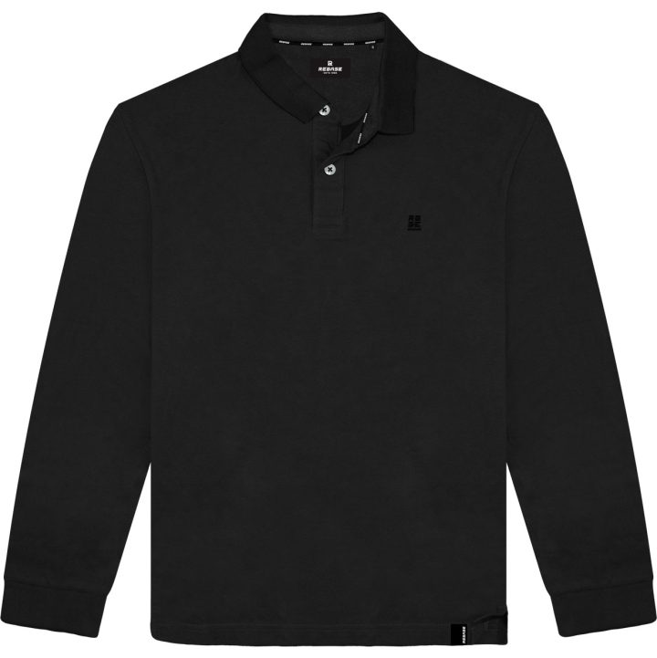 REBASE POLO PIQUET (RGS-36 BLACK)