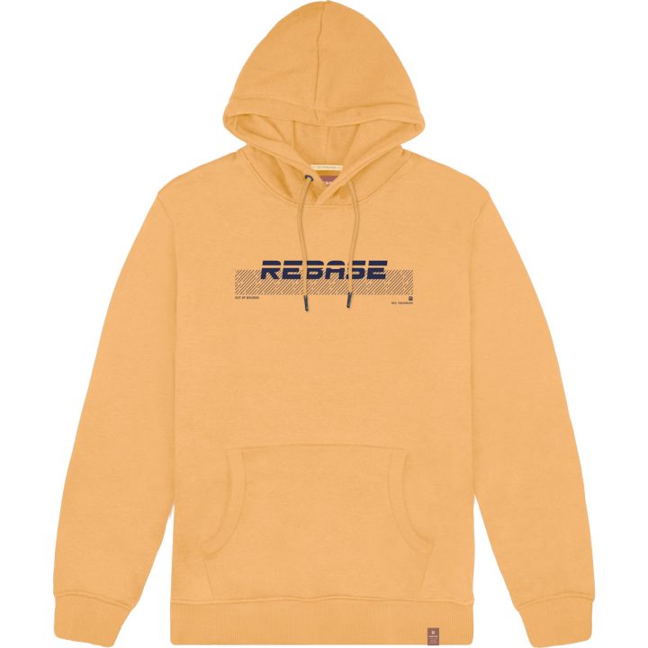 REBASE BRUSSED FL HOODIE (RMTOP-80 YELLOW)