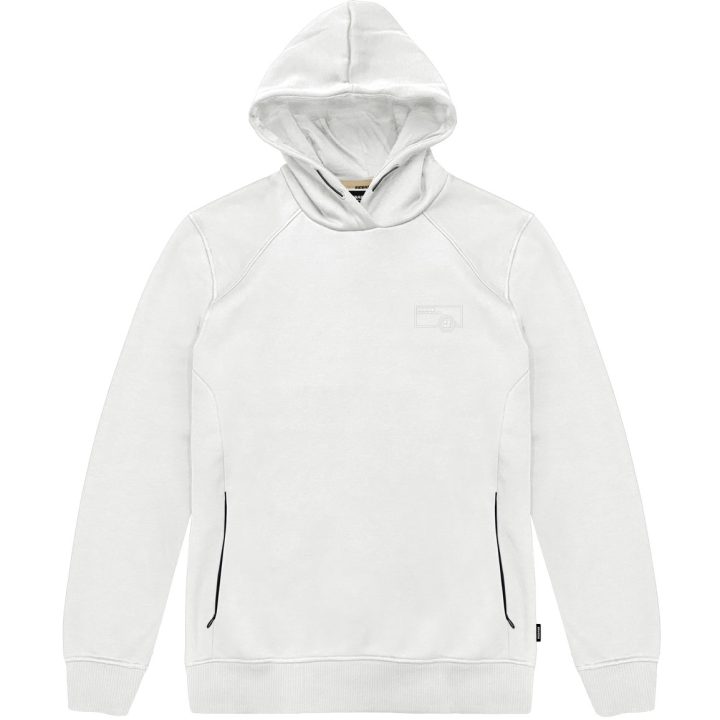 REBASE BRUSSED FL HOODIE (RMTOP-83 OFF WHITE)