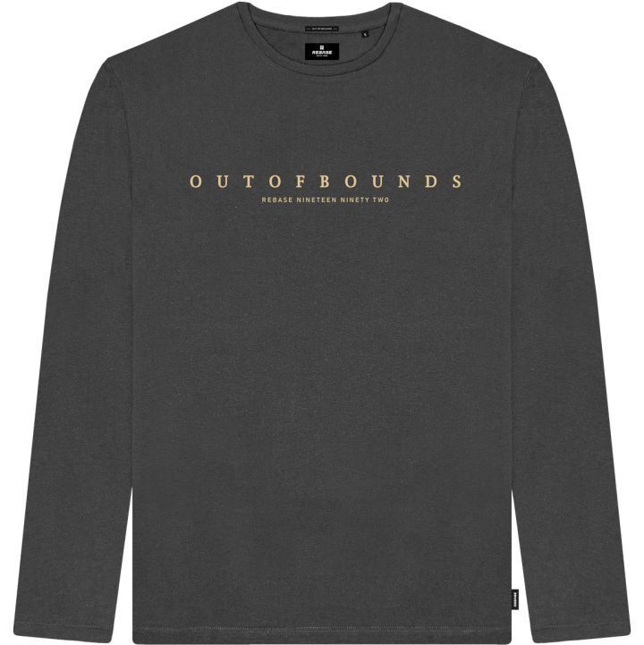 REBASE JERSEY LS T-SHIRT (RTS-237 ANTHRACITE)