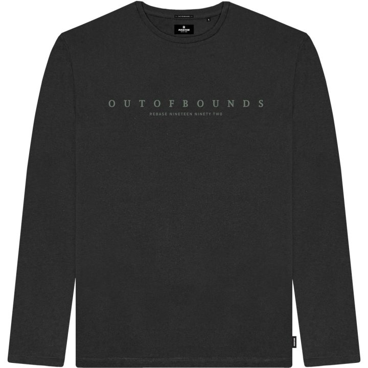 REBASE JERSEY LS T-SHIRT (RTS-237 BLACK)