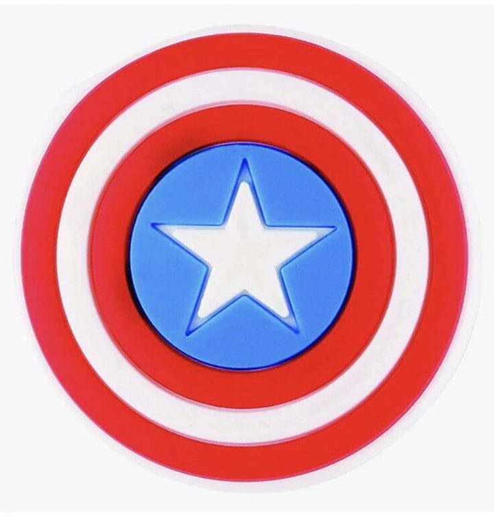 CROCS JIBBITZ Charms Marvel Avengers Captain America (1009759-UNC)