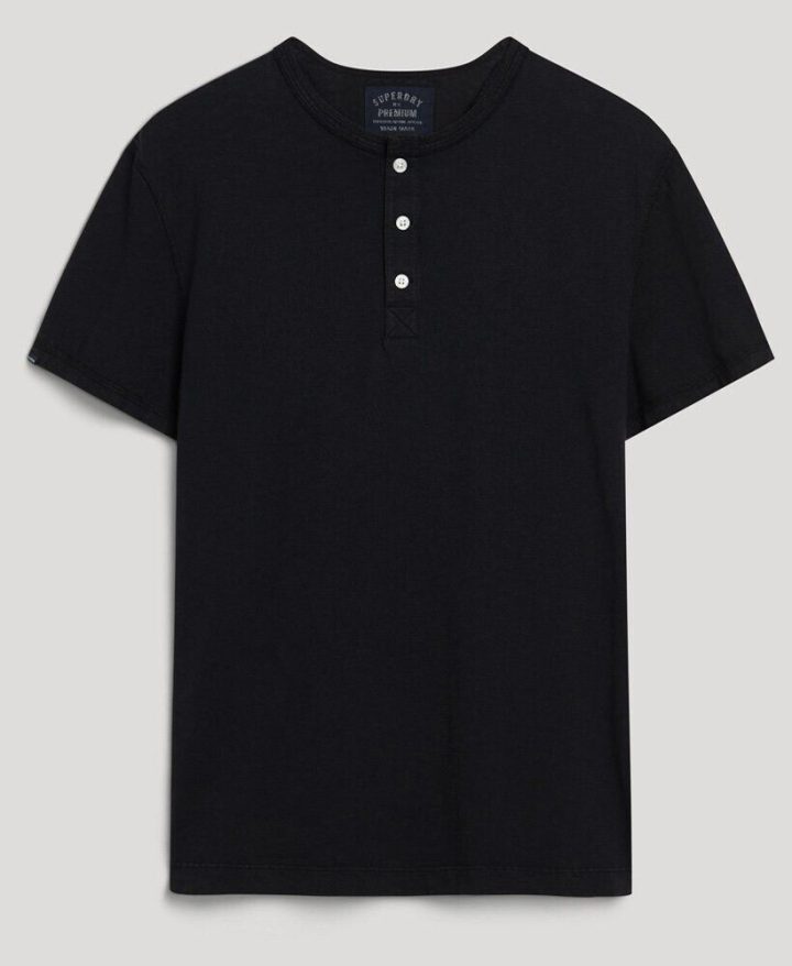 SUPERDRY STUD GRANDAD SS T-SHIRT (M1011890A-02A)