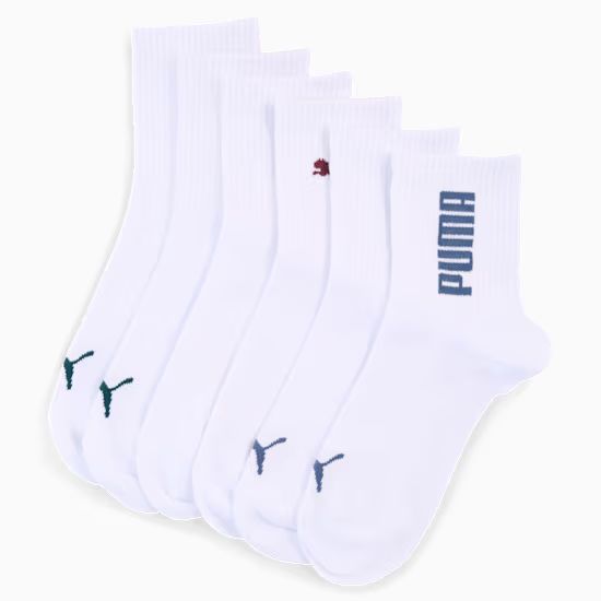 PUMA RIB LOGO SHORT SOCK 3P (947216-01)