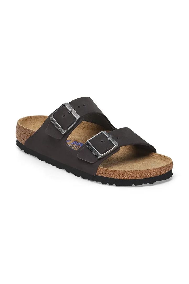 BIRKENSTOCK LEATHER ARIZONA SFB LENB (1019035) BLACK
