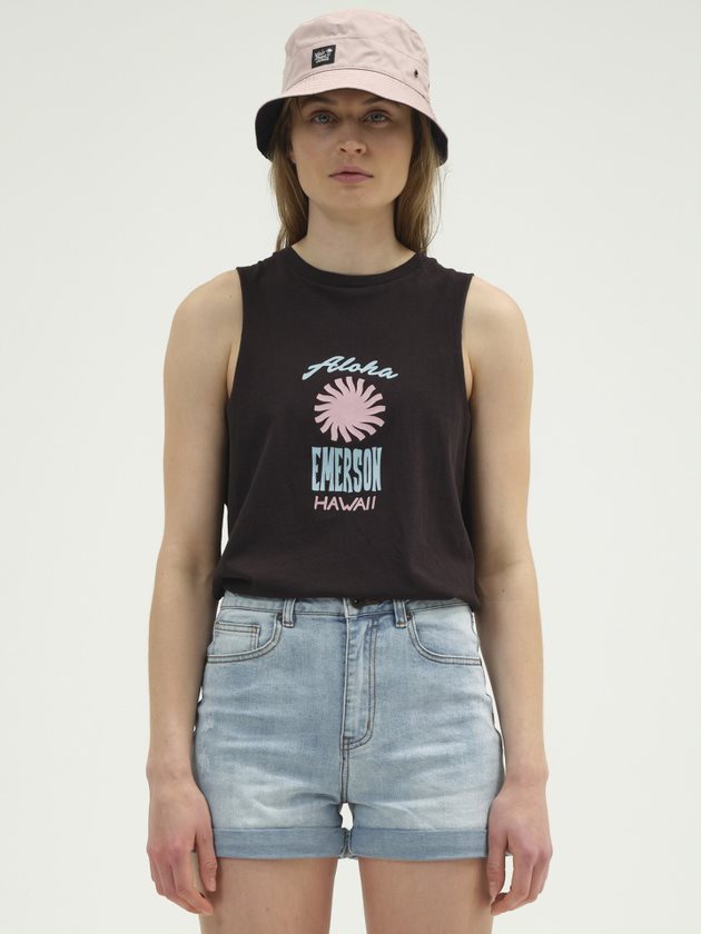 EMERSON TANK TOP T-SHIRT (211.EW37.57 BLACK)