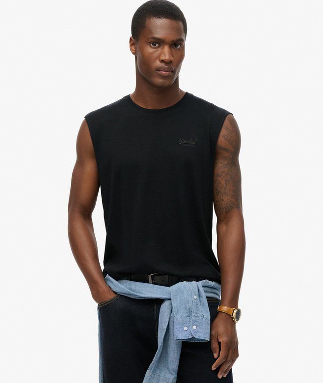 SUPERDRY RAW EDGE SLUB TANK (M6010897A-02A)