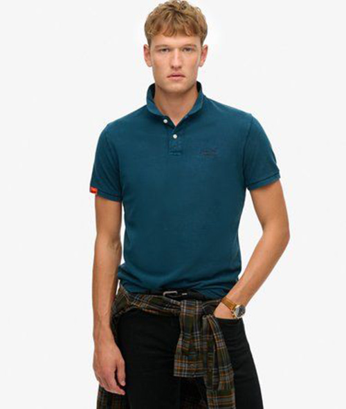 SUPERDRY VINTAGE DESTROY POLO TEE (M1110439A-C9M)