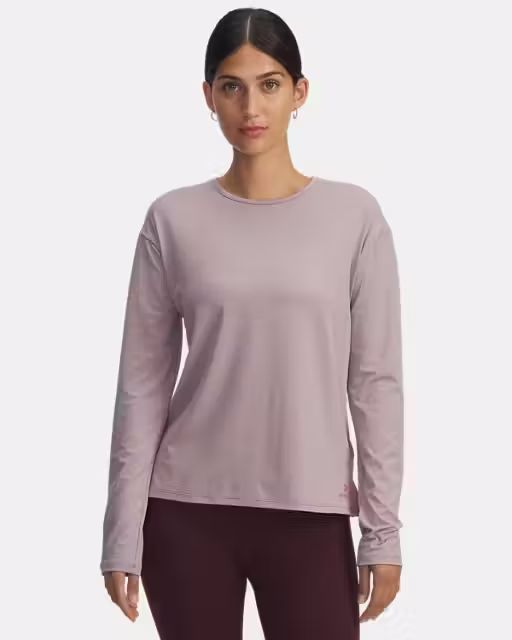 UNDER ARMOUR W BOXY LS TEE (1387314-550)