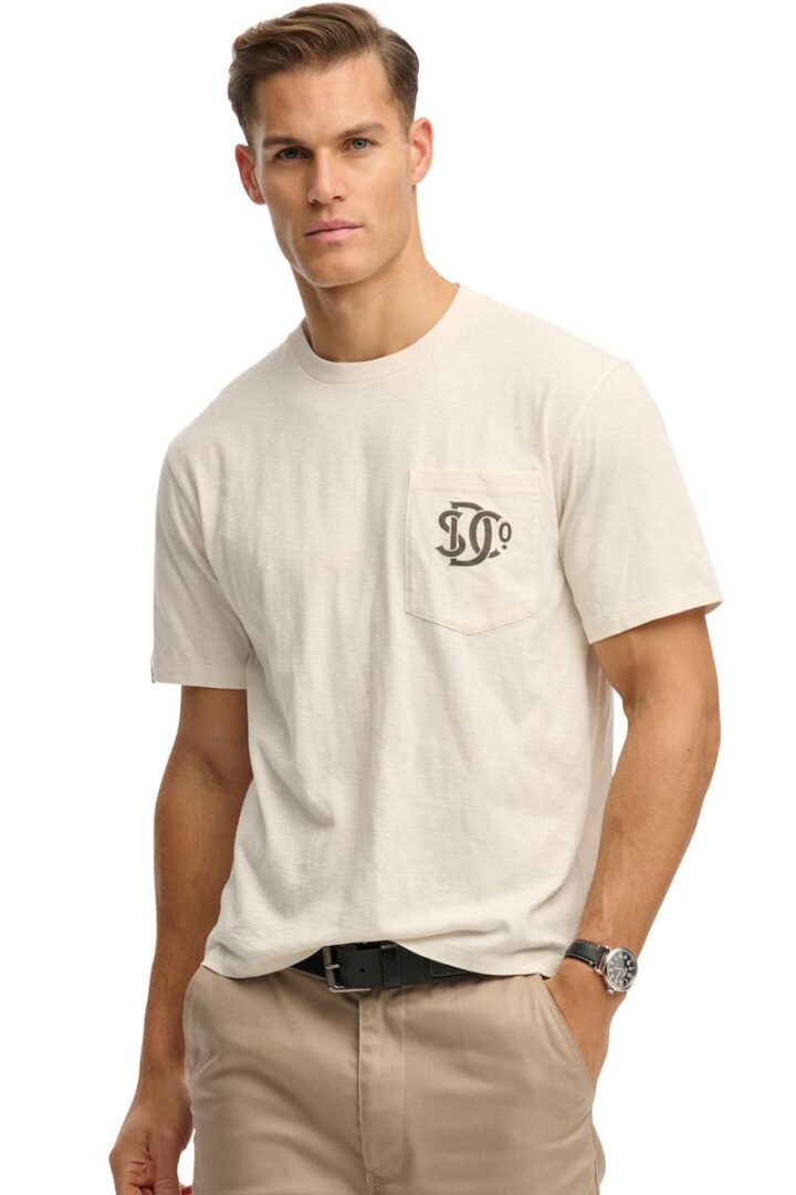 SUPERDRY METAL GRAPHIC POCKET TEE (M1012381A-OO3)