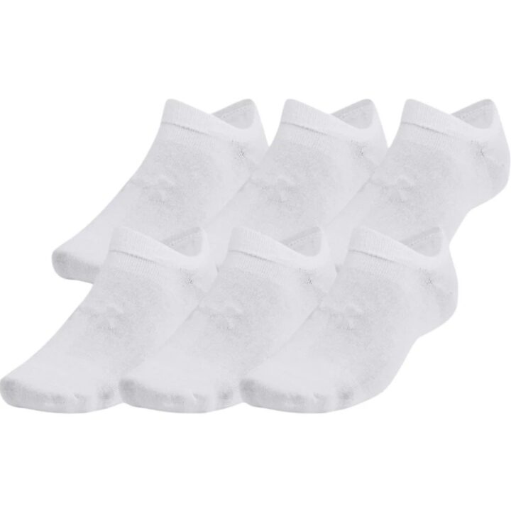 UNDER ARMOUR ESS NOSHOW 6PACK SOCKS (1382611-100)