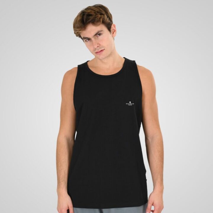 REBASE Sleeveless T-SHIRT (261RTSl.9106 BLACK)