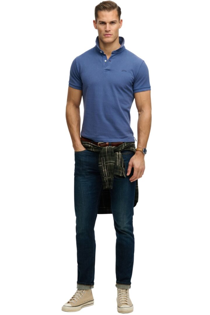 SUPERDRY VINTAGE DESTROY POLO TEE (M1110451A-D8Y)