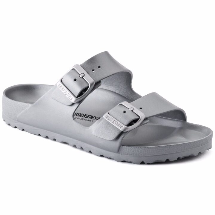 BIRKENSTOCK ARIZONA EVA METALLIC SILVER NARROW (1003491)