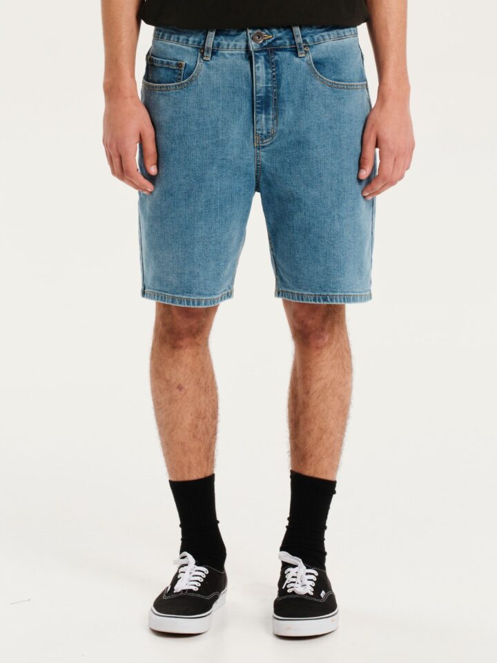 EMERSON LOOSE FIT DENIM SHORTS (251.EM45.112 MIDDLE BLUE)
